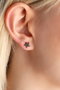Heliophilia Silver Pendientes de Plata de Ley 925 Negros Stud NRZ99417